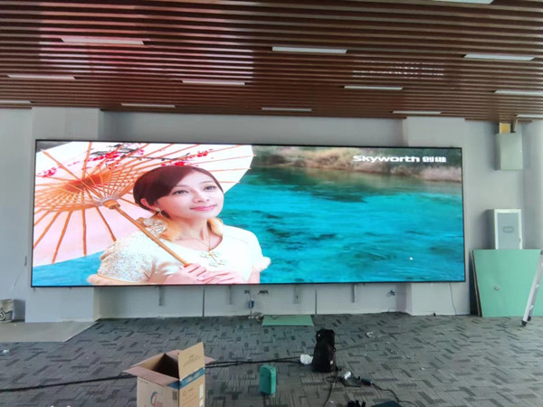 镇远P1.53led小间距屏安装案例